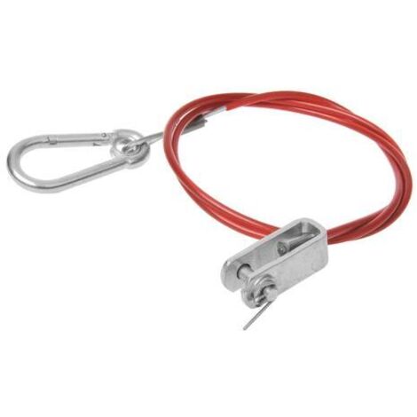 PROPLUS 15718_SML BREMS- UND ABREIßSEIL ABREISSEIL 100CM/1M MIT GABELKOPF FÜR ANHÄNGER
