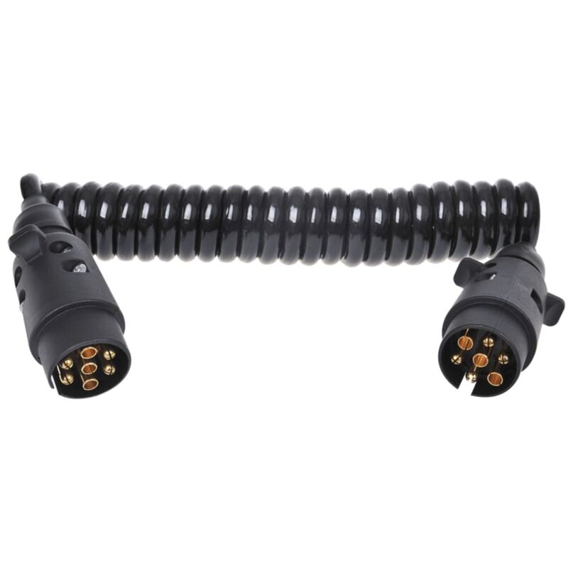 

Cable espiral de 3 m con enchufe de 2x7 clavijas - Proplus