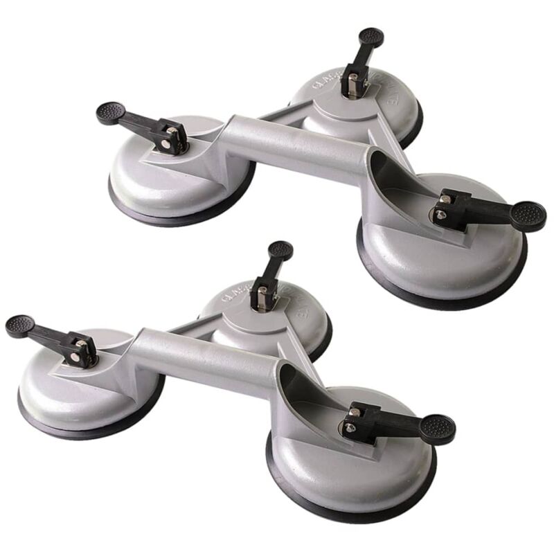 

Elevador por vacío con 3 ventosas 2 unidades aluminio - Proplus