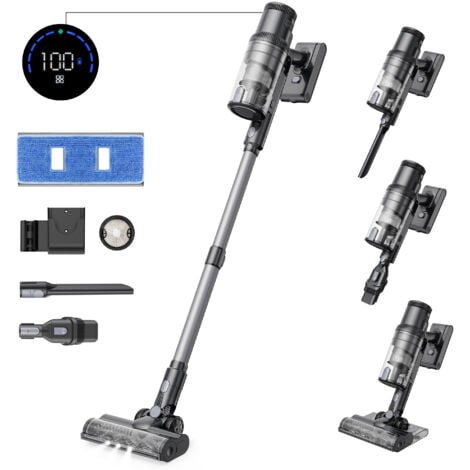 PROSCENIC P11 Mopping-Aspirateur Balai sans Fil, Réservoir d'eau 340ML, 35000 Pa, 400W, Ultra Léger