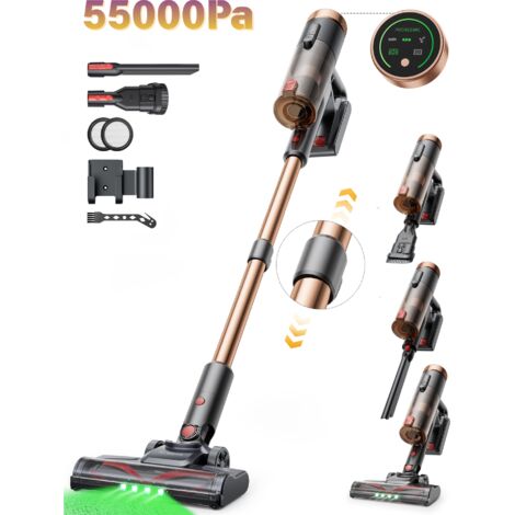 Proscenic P11 Ultra - Aspirateur balai sans fil - 55000PA/120AW - Autonomie 55 Mins - Technologie GreenEye™ - Brosse Anti-Emmêlement - 1L - Ultra léger