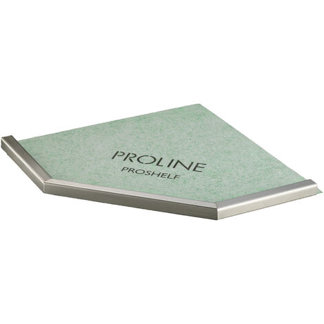 PROSHELF DN mit PRODECOR Q Edelstahl V2A, 8mm, verchromt, 200x140mm