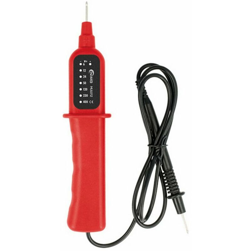 

NIMO Comprobador de tensión con indicador por led, vca/vcc nimo