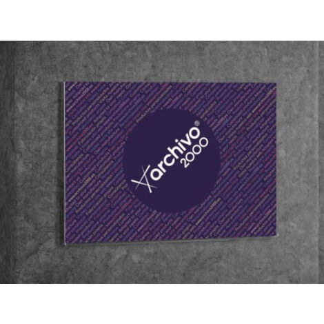 Prospekthalter Wand Premium a4 horizontal klebend 300x210mm Archiv 2000 6156acstp
