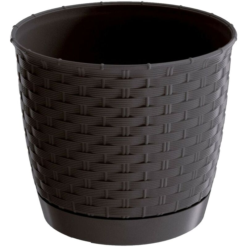 Vaso da fiori 2L Ratolla 165x165x142 mm, Marrone Scuro - Marrone Scuro