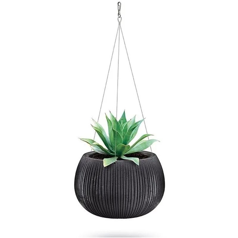 

Prosperplast BETON BOWL WS de plástico CON depósito en color Cemento negro, 19,5 (alto) x 29 (ancho) x 29 (profundo) cms