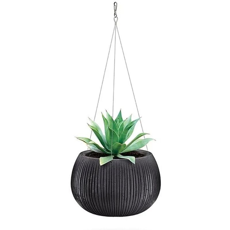 

Prosperplast BETON BOWL WS de plástico CON depósito en color Cemento negro, 21,8 (alto) x 37 (ancho) x 37 (profundo) cms