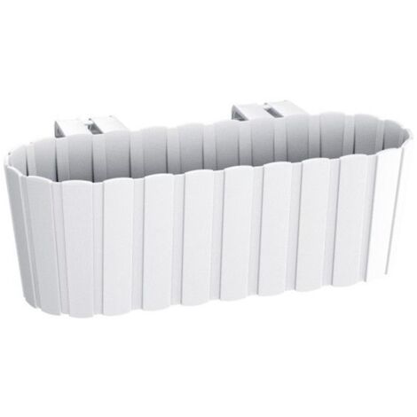 Prosperplast Blumenkasten BOARDEE HOOK Weiß 38,3 cm