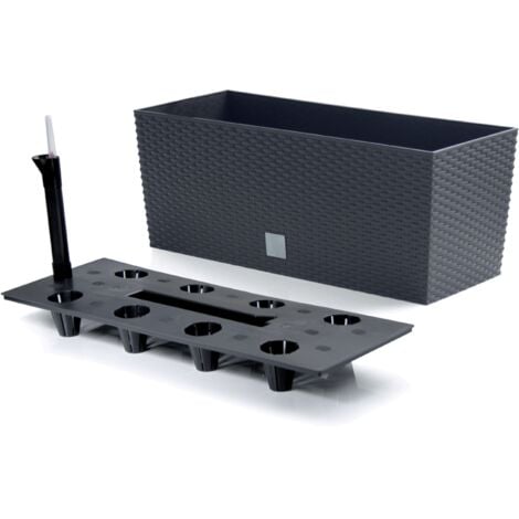 ZANVIC Prosperplast Blumenkasten RATO CASE Anthrazit 51,4 cm