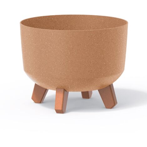 Prosperplast Blumentopf GRACIA Eco Wood Standard Natur 23,8 cm