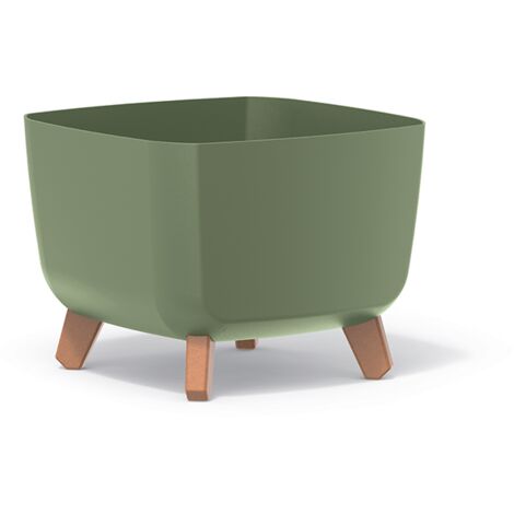 Prosperplast Blumentopf GRACIA SQUARE Grün 29 cm