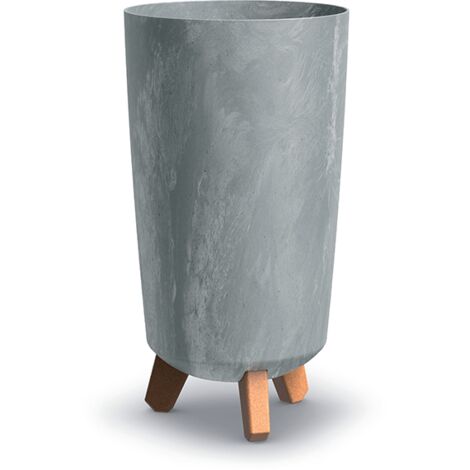 Prosperplast Blumentopf GRACIA TUBUS SLIM Betoneffekt Beton 19,5 cm