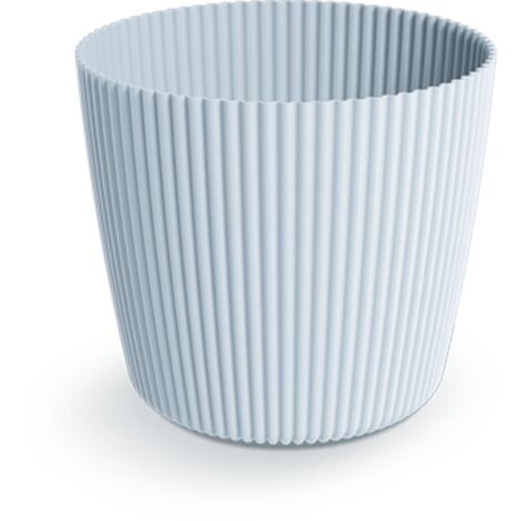 Prosperplast Blumentopf MILLY ROUND Hellgrau 29,2 cm