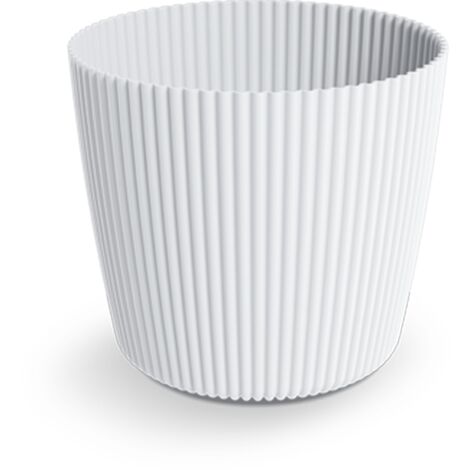 Prosperplast Blumentopf MILLY ROUND Weiß 23,6 cm