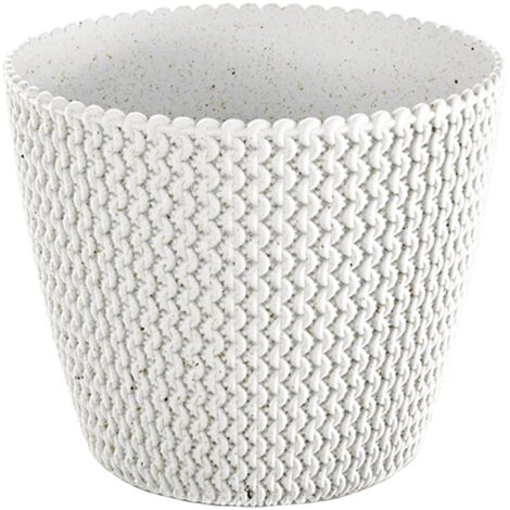 Prosperplast Blumentopf SPLOFY Weiß 12,8 cm