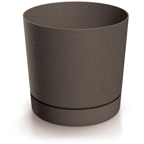 Prosperplast Blumentopf TUBO P Eco Wood Kaffee 10,8 cm
