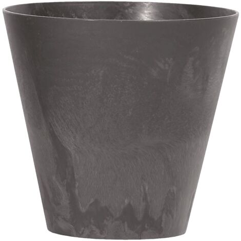Prosperplast Blumentopf TUBUS Betoneffekt Anthrazit 30 cm