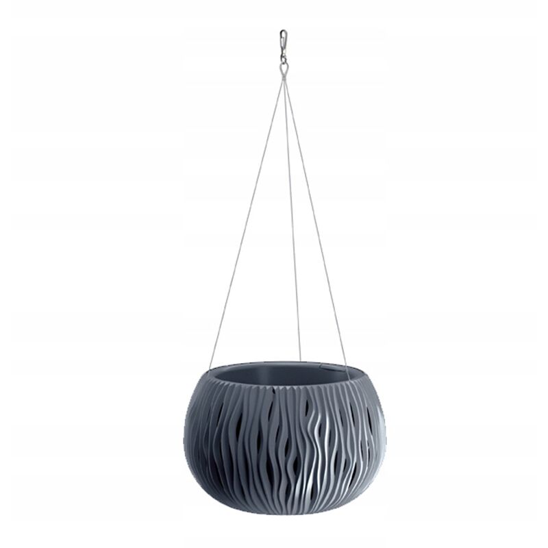 

Prosperplast BOWL SANDY WS de plástico CON depósito en color Antracita, 16,1 (alto) x 23,8 (ancho) x 23,8 (profundo) cms