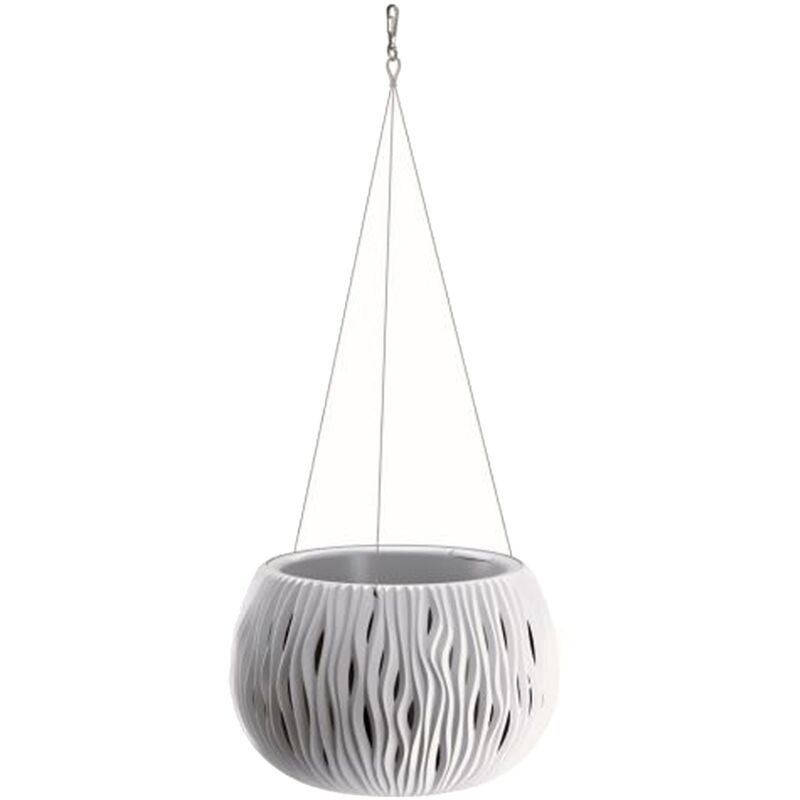 

Prosperplast BOWL SANDY WS de plástico CON depósito en color Blanco, 21,8 (alto) x 37 (ancho) x 37 (profundo) cms