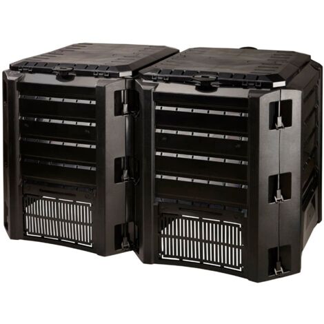 Prosperplast Compogreen Caja de Compostaje Negra 800L