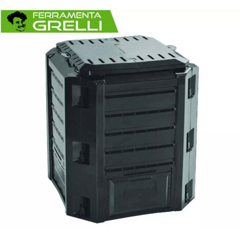Prosperplast CompoGreen Compostiera per Giardino 380L Nera