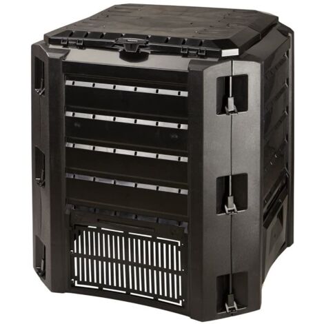 Prosperplast Compogreen Cubo de Compost Negro 320L