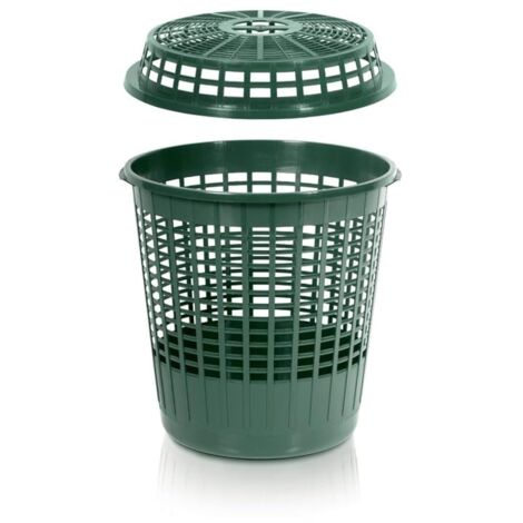Prosperplast Cubierta para Cesta Cage Cage, Dimensiones (mm) 465x465x90, Color Verde