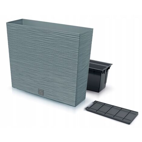 Prosperplast FURU macetero gris cemento 12 litros