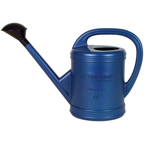 Prosperplast Gießkanne mit Brause 10L Gartenkanne Blumengießkanne Wasserkanne - blaumetallic
