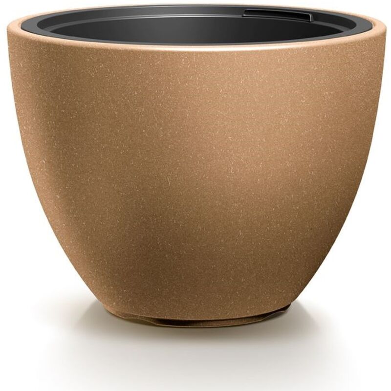 Heos eco Vaso da fiori in legno, Ø56,9x43,5 cm, capacità 56L - Brun clair - Prosperplast