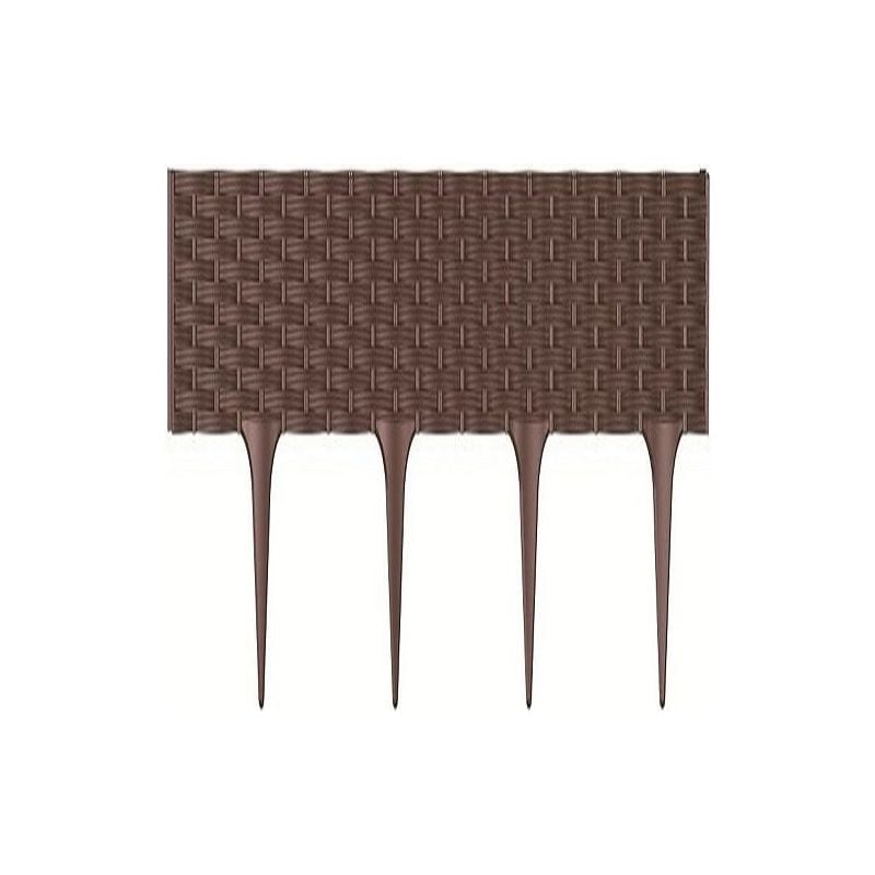 Prosperplast - prosper plast IBRA-R222 390 x 18.65 cm bordure de jardin marron (12 pièces)