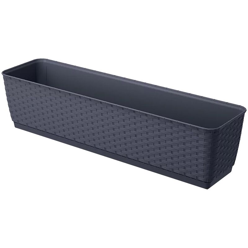 Pot de fleurs ratolla 59x15x14 cm - Anthracite - Anthracite - Prosperplast
