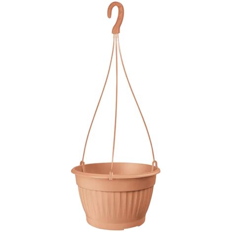 PROSPERPLAST Jardinière suspendue TERRA 8,5L 29x29x18 cm en Terre Cuite