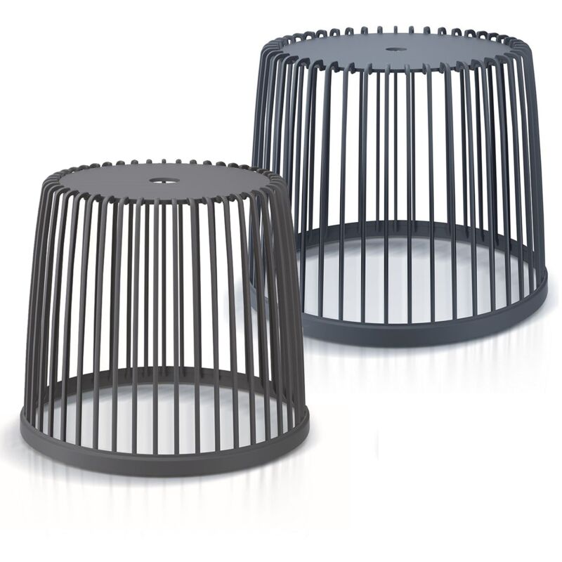 Prosperplast - Panier de jardin clubo 35+50l 59x59x45,5 en Gris