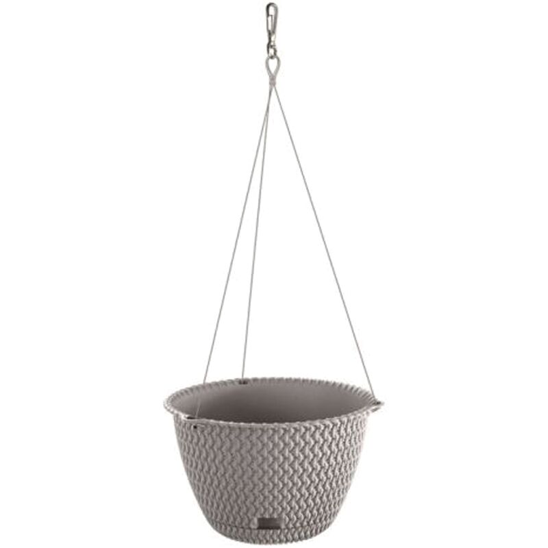 Pot à suspendre 3L Splofy rond plastique gris - Gris - Prosperplast