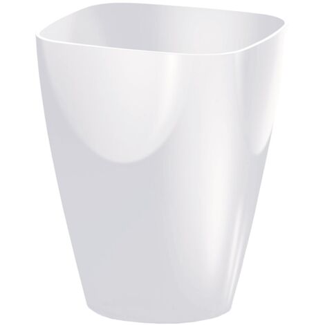 Prosperplast Pot COUBI ORCHIDÉE 1,6L., dimensions (mm) 132x132x165, couleur Blanc