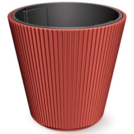 Prosperplast Pot de Fleurs en Terre Cuite avec réservoir Collection Milly, 46,7 x 46,7 x 44,2 cm, capacité 50 l.