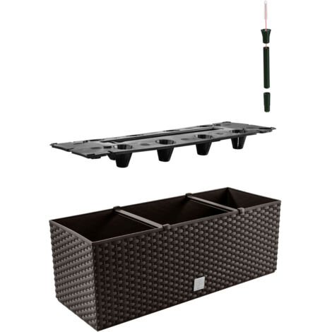 Prosperplast Rato Case - Blumentopf mit Bewässerungssystem, 51,4x19,2x18,65cm