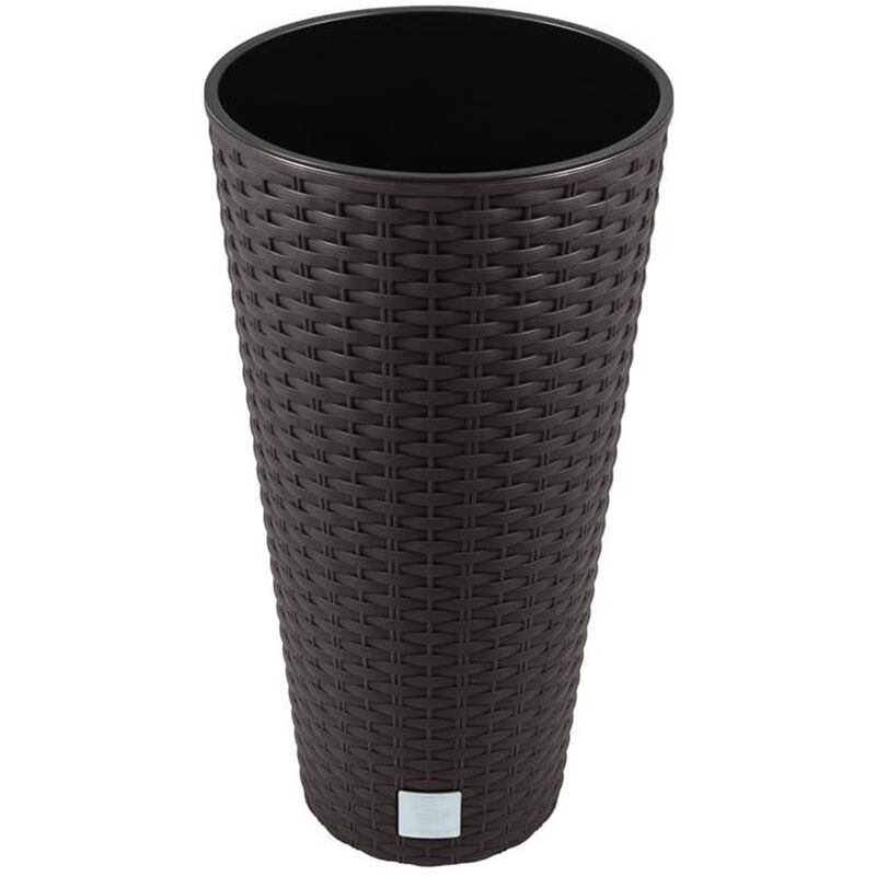 Marmite Rato de 8 litres avec insert 20 x 20 x 38 cm en couleur ocre foncé - Ocre foncé