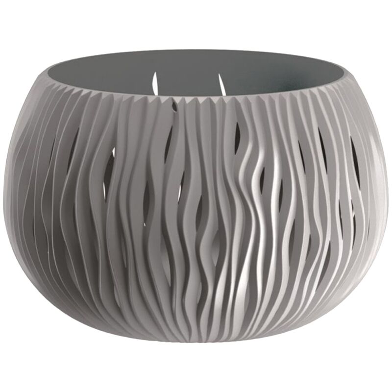 Prosperplast Blumentopf Bowl Sandy Grau 23, 8 Cm
