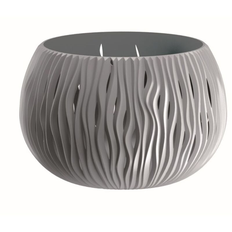 Nike Dsk -vase Mit Tridimensionaler Prosperplast -dekoration - Darkgrey37xh22 Cm - Darkgrey