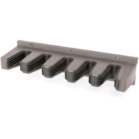 Prosperplast Soporte para jardineras Colgantes Multi Holder, Dimensiones (mm) 310x98x70, Color Gris Piedra