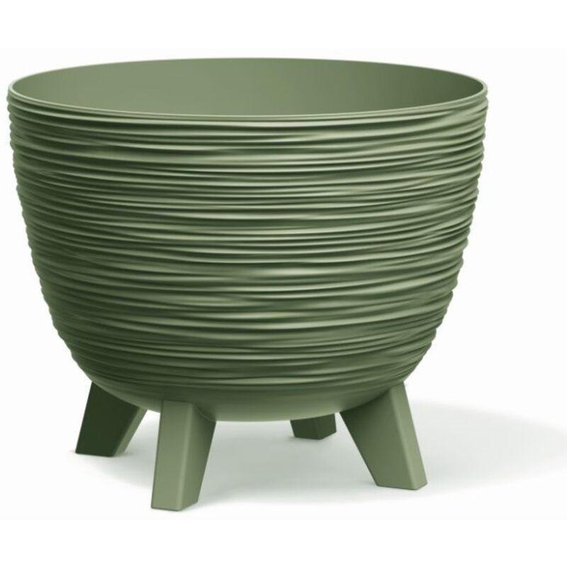Vaso Furu-Earth verde Ø29x24 cm, capacità 9,5 l - Vert - Prosperplast