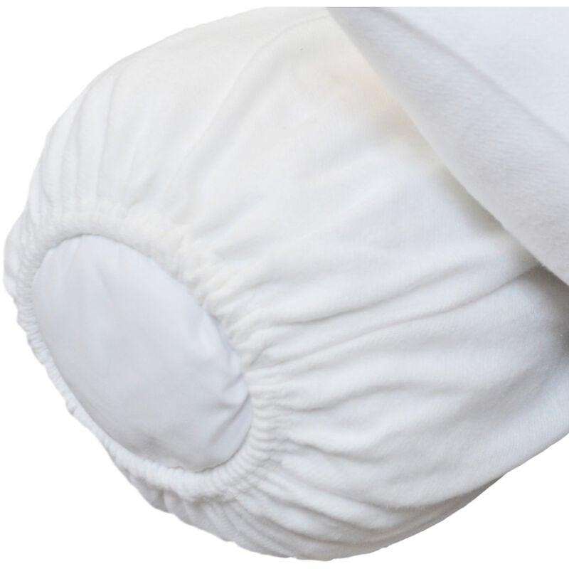 Terre De Nuit - Protège traversin molleton 160 gr/m² fermeture élastiques 160 cm