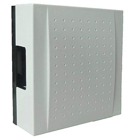 PROTEC 05104511 ZWEIKLANG-GONG: DING-DONG, 116 X 116 X 48 MM, FÜR 9 V TRAFO 8 V, 1 A, CA. 75 DB (A) -450 MA, AUFPUTZ, BATTERIE N