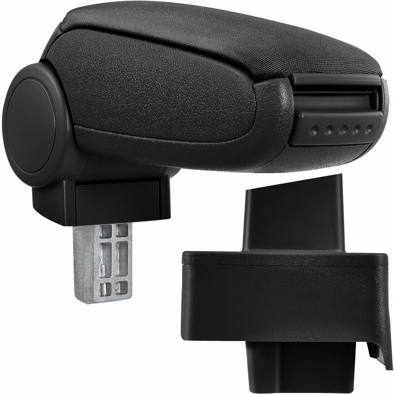 Pro.tec Accoudoir central pour Audi 80 B3 et B4 / Audi 80 / Audi 90 - avec compartiment - rembourré - textile - noir