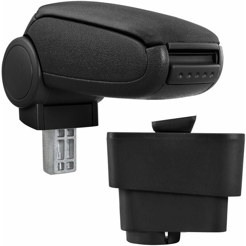 Pro.tec Accoudoir central pour Fiat Grande Punto - avec compartiment - rembourré - textile - noir