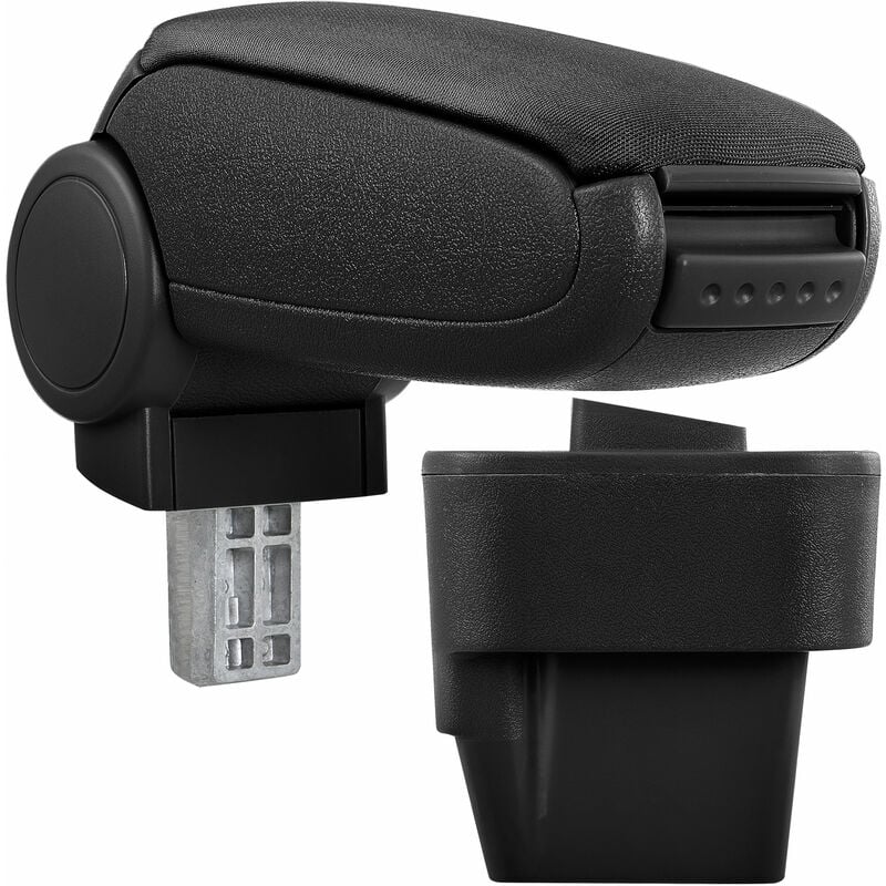 Pro.tec Accoudoir central pour Opel Astra h - avec compartiment - rembourré - textile - noir