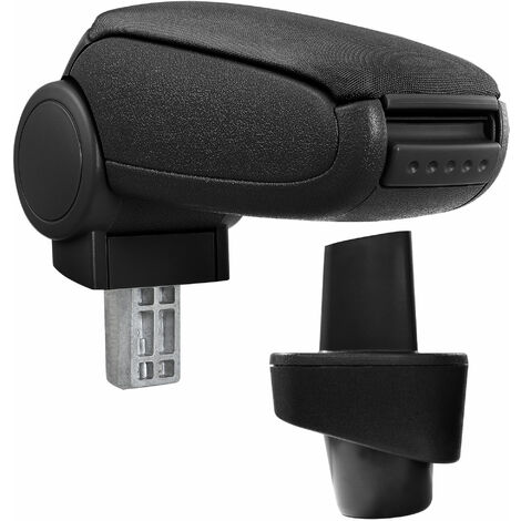 [pro.tec] Accoudoir central pour Renault Clio III - avec compartiment - rembourré - textile - noir