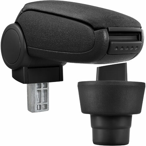 [pro.tec] Reposabrazos central para BMW Mini (1° generación / 2001-2006) - apoyabrazos con compartimento - tapizado - tela - negro